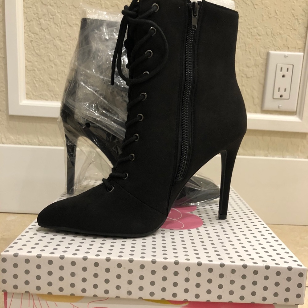 Lace up heels